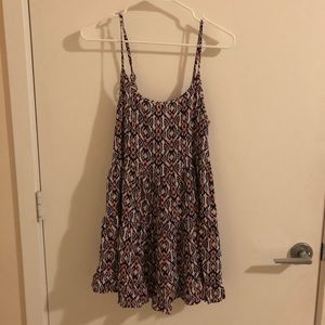 Patterned flowy dress